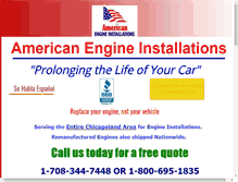Tablet Screenshot of engineinstallations.net